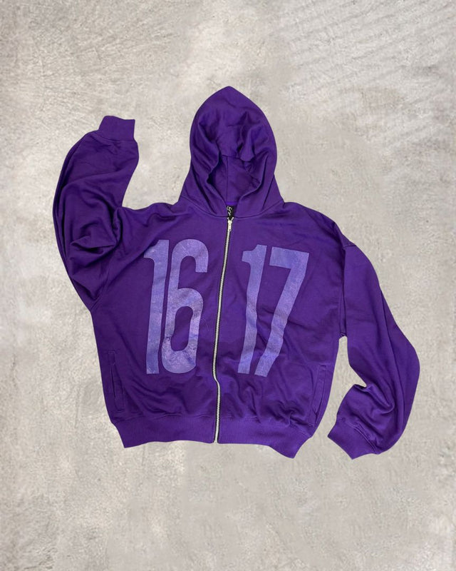 Numeric Print Streetwear Hoodie Set