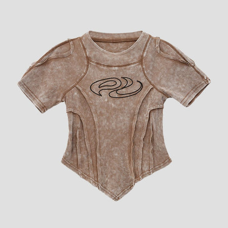 DECONSTRUCTED ARMOR MESH-WASH TEE