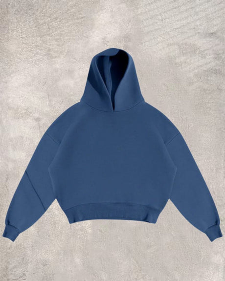 Solid Color Hooded Tracksuit