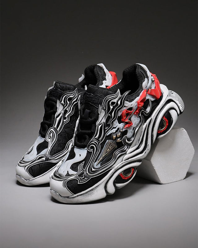 Nezha Chinese Chunky Sneakers - Black