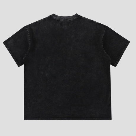 Camiseta con estampado de dóberman