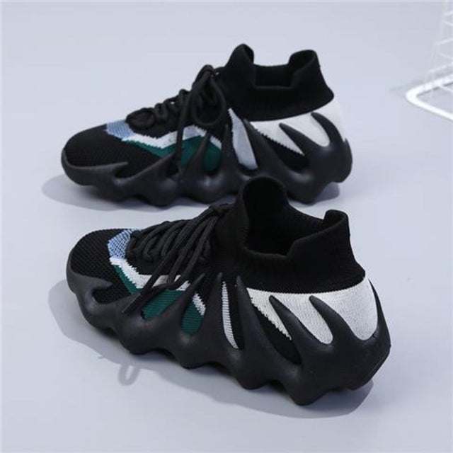 Side profile showing octopus-inspired texture