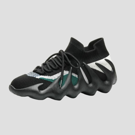 Front view of Octopus Yeezy-style Sneakers