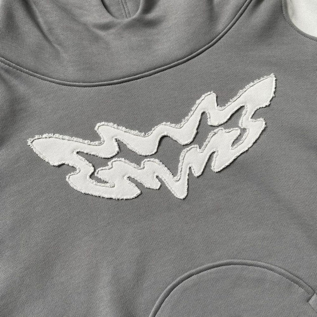 Patchwork Color-Block Pullover Sweatshirt