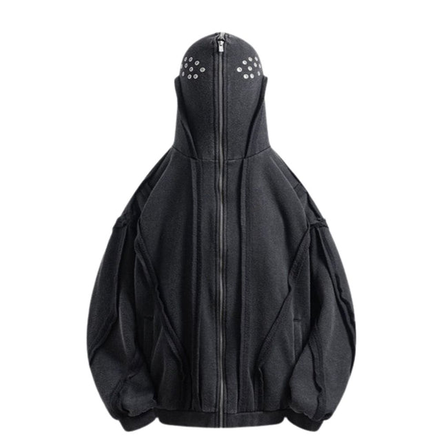 Personality Zip-Up Cardigan Hoodie