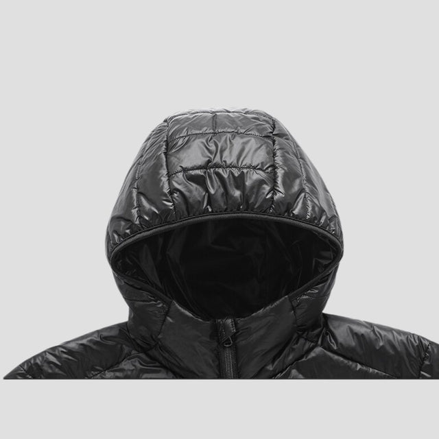 Close-up of the practical side pockets on the jacket, perfect for storing essentials.