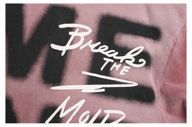 Camiseta extragrande con estampado de grafiti