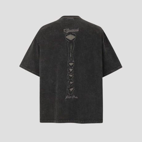 Vintage Skeleton Graphic T-Shirt