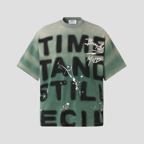 Graffiti Print Oversized T-Shirt