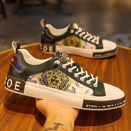 Zapatillas bajas estampadas