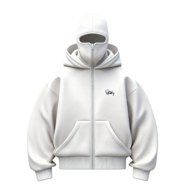 Double-Hood Graffiti Hoodie