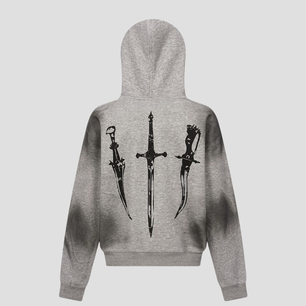 WASTELAND "NOMAD" WASHED FLEECE HOODIE