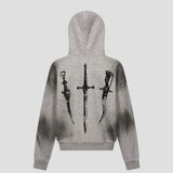 WASTELAND "NOMAD" WASHED FLEECE HOODIE