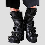 NEO-NOMAD 04 "WANDERER" STRAPPED BOOTS