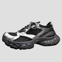 4CM PLATFORM TECH SNEAKER GUNMETAL