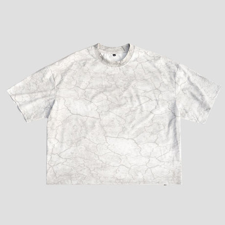CRACKLE TEXTURE OVERSIZED TEE