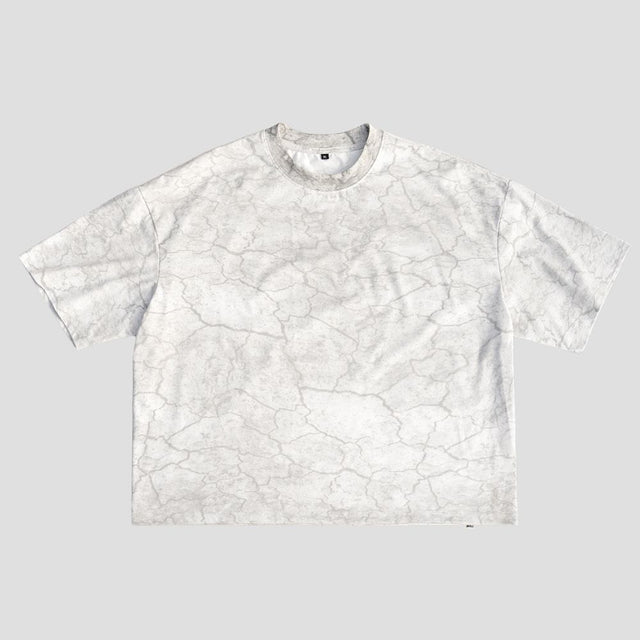 CRACKLE TEXTURE OVERSIZED TEE
