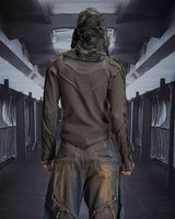 DISTRESSED MUD WASH DENIM EARTH