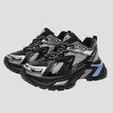 None Unit Hybrid Tech Chunky Sneaker in black product front view