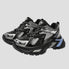 None Unit Hybrid Tech Chunky Sneaker in black product front view