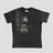 None Unit Archive Panel Washed Tee in washed black product front view