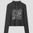 None Unit Archive Print Double-zip Top in black product front view