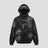 None Unit Chain Wraith Graphic Hoodie in black product front view