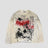 None Unit Dark Bloom Washed Long-Sleeve Tee in vintage white product front view