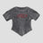 None Unit Deconstructed Armor washed mesh tee in gray product front view