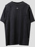 None Unit Orbital Panel Washed Tee in washed black product front view