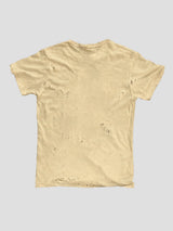 None Unit Ripped Washed Essential Tee in cream alternate product back view