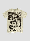 None Unit Rock Collage Distressed Graphic Tee in vintage white product front view
