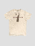 None Unit Seven Star Distressed Tee in white product front view