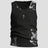 None Unit Silver Cross Washed Slim Tank in black product front view