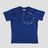 None Unit Star Relic Washed Graphic Tee in deep blue product front view