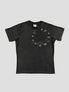 None Unit Star Relic Washed Graphic Tee in washed black product front view