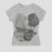 None Unit Static Portrait Raglan Tee in heather gray product front view