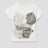 None Unit Static Portrait Raglan Tee in white product front view