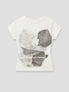 None Unit Static Portrait Raglan Tee in white product front view