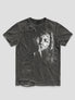 None Unit Frayed Portrait Washed Tee in gray product front view