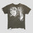 None Unit Wraith Panel Distressed Tee in iron gray product front view