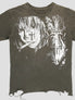 None Unit Wraith Panel Distressed Tee in iron gray product front view