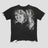 None Unit Wraith Panel Distressed Tee in washed black product front view