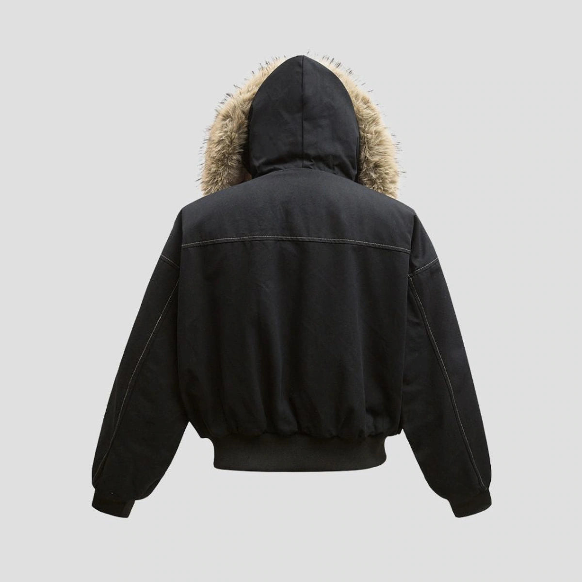 VINTAGE FUR COLLAR WORK JACKET